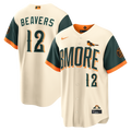 Baltimore Orioles Dylan Beavers Nike 2026 City Connect Stadium Jersey - Cream