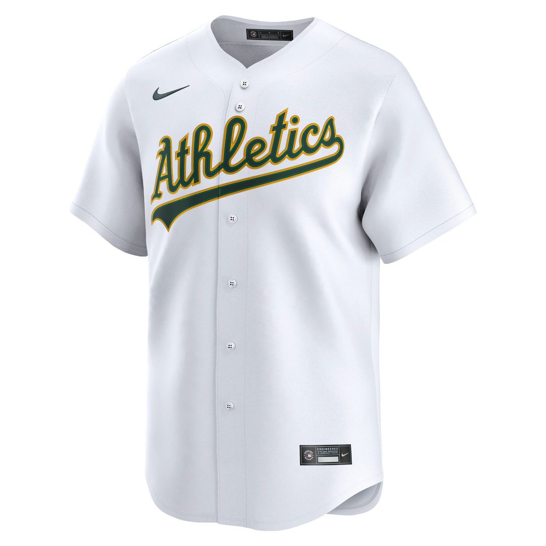 Athletics Nike Home Replica Team Jersey - White