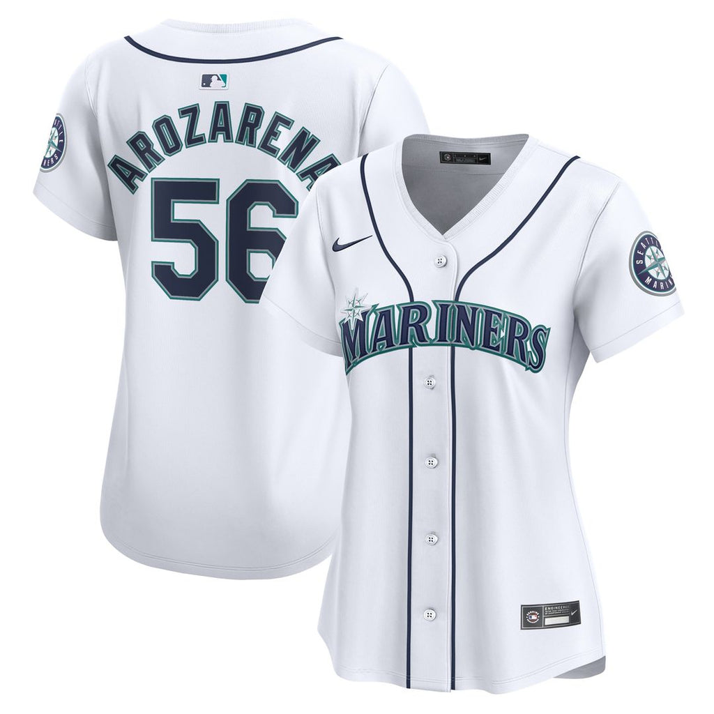 Seattle Mariners Randy Arozarena Nike Women's Home Limited Player Jersey - White