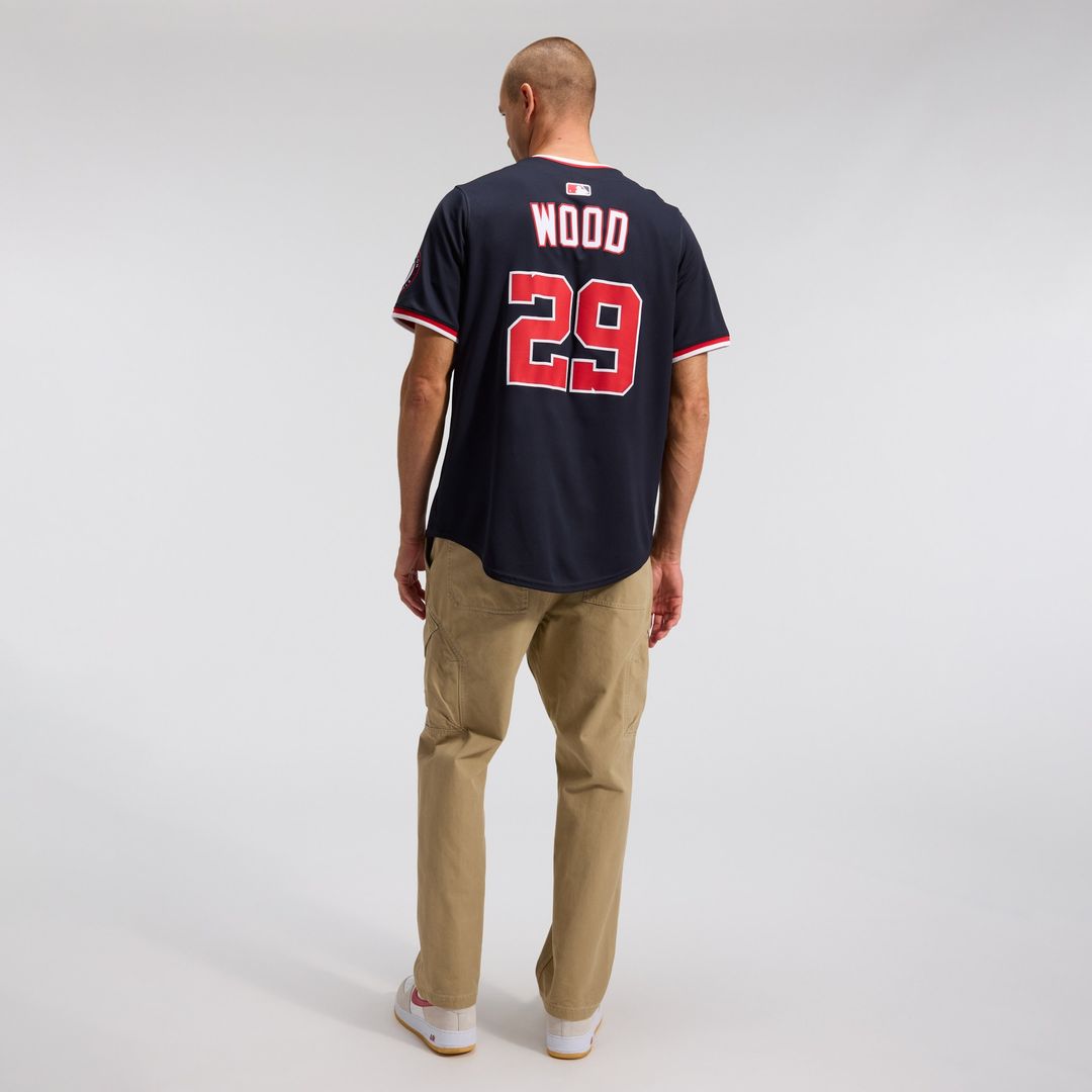 Washington Nationals James Wood Nike Alternate Limited Player Jersey - Navy