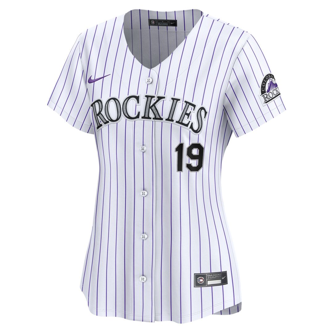 Colorado Rockies Charlie Blackmon Nike Women's Home Limited Player Jersey - White