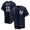 New York Yankees Anthony Volpe Nike Big & Tall Alternate Replica Player Jersey - Navy