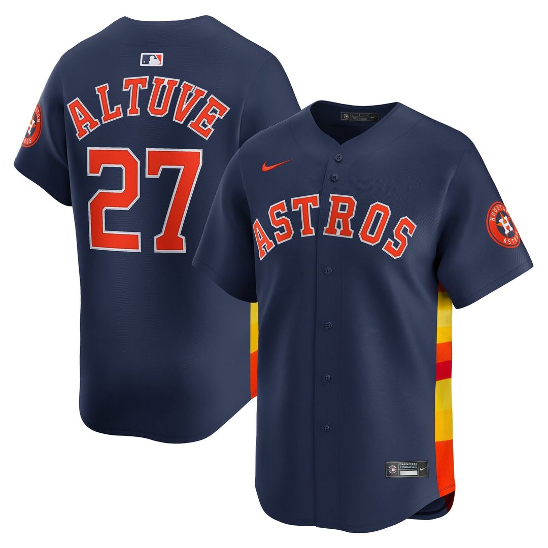 Houston Astros Jose Altuve Nike Alternate Limited Player Jersey - Navy