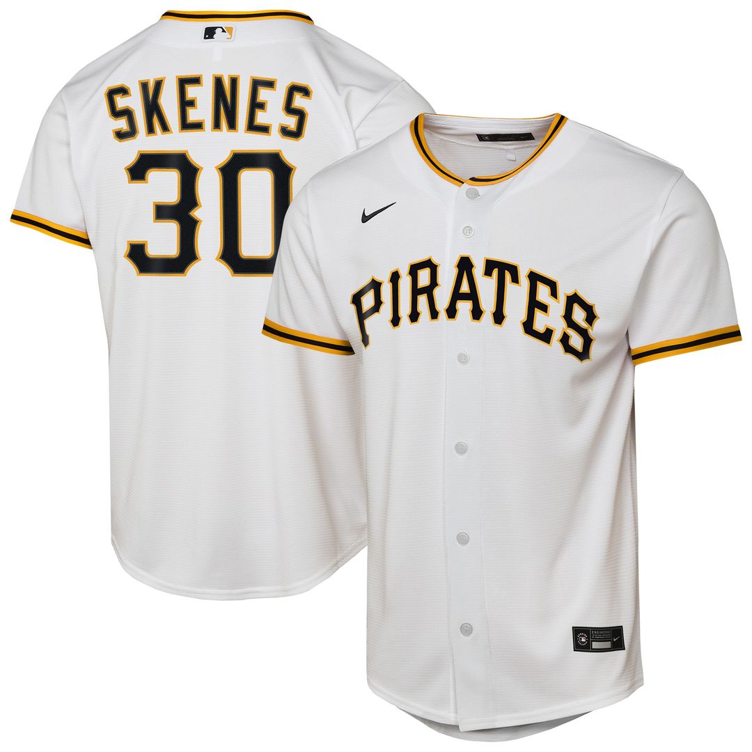 Pittsburgh Pirates Paul Skenes Nike Youth Home Replica Player Jersey - White