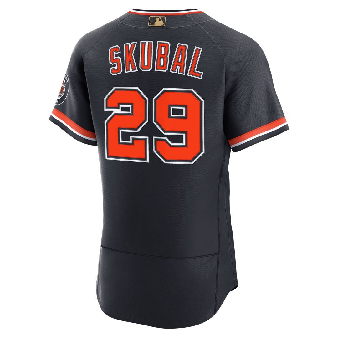 Detroit Tigers Tarik Skubal Nike Alternate MLB Awards Authentic Jersey - Navy
