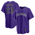 Colorado Rockies Kris Bryant Nike Alternate Replica Player Jersey - Purple