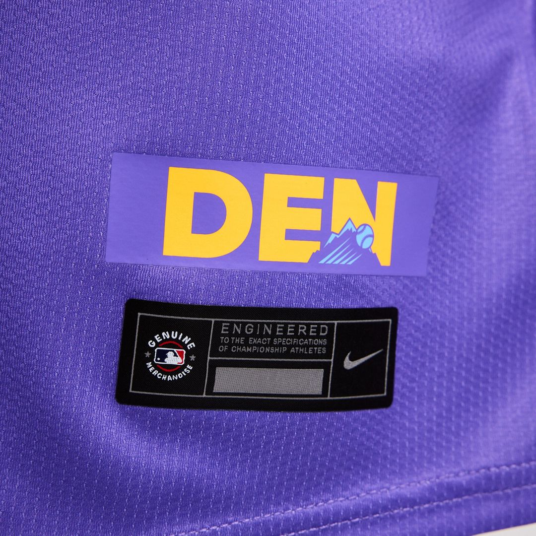 Colorado Rockies Nike Women's 2025 City Connect Limited Jersey - Purple/Light Blue