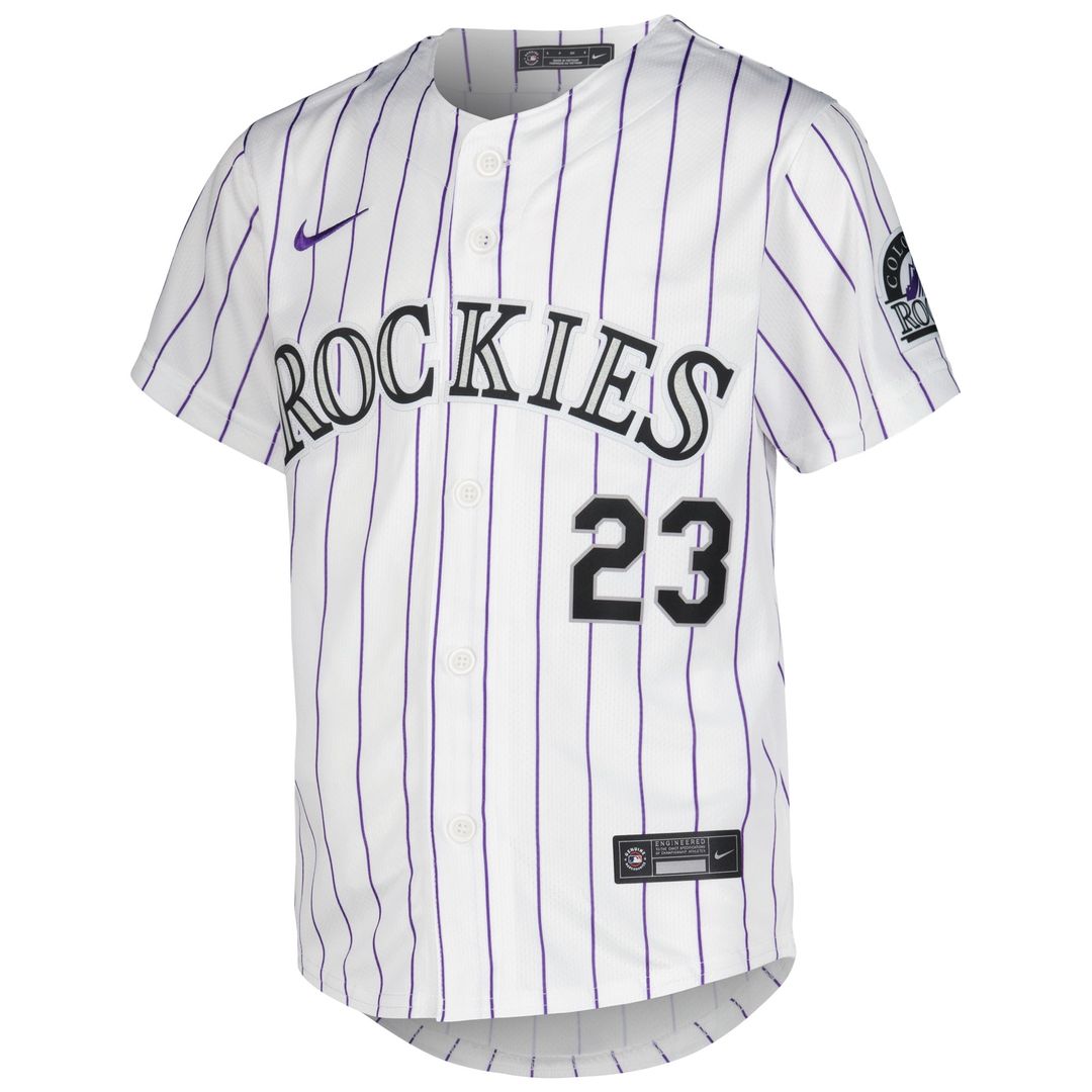 Colorado Rockies Kris Bryant Nike Youth Alternate Limited Player Jersey - Purple