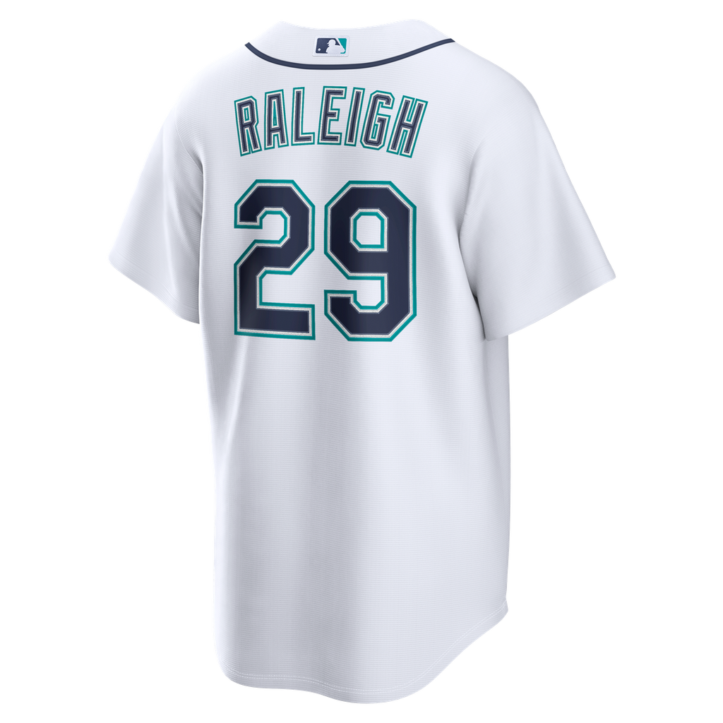 Seattle Mariners Cal Raleigh Nike Home Replica Jersey - White