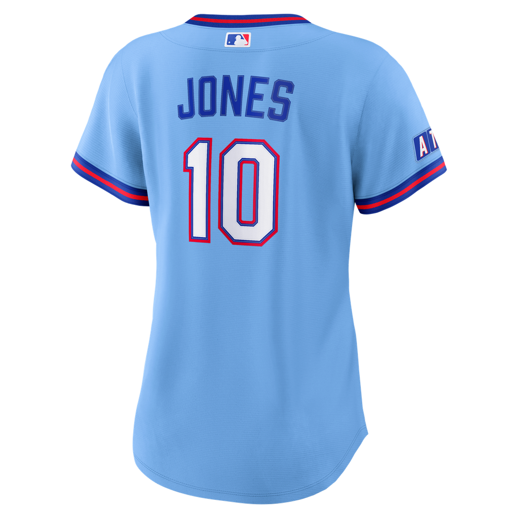 Atlanta Braves Chipper Jones Nike Women's 2026 City Connect Stadium Jersey - Powder Blue