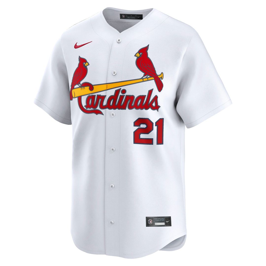 St. Louis Cardinals Lars Nootbaar Nike Home Limited Player Jersey - White
