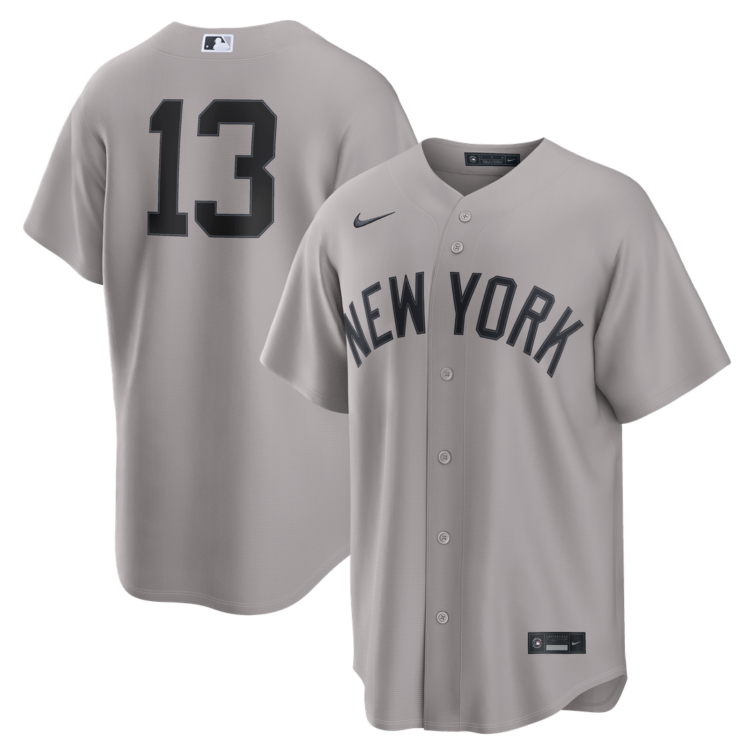 New York Yankees Jazz Chisholm Jr. Nike Road Replica Jersey - Gray