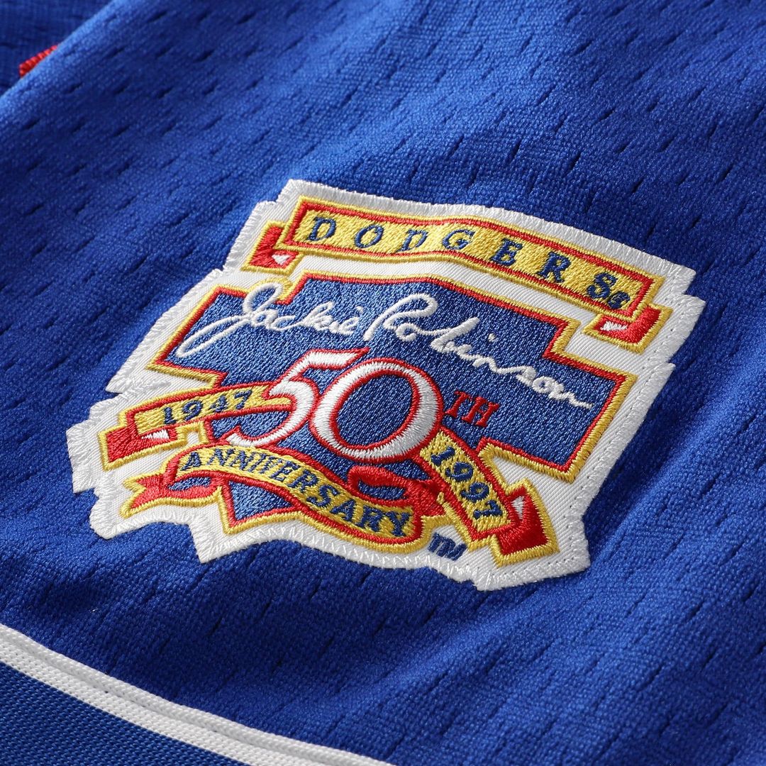 Los Angeles Dodgers Mike Piazza Mitchell & Ness Cooperstown Mesh Batting Practice Button - Up Jersey - Royal