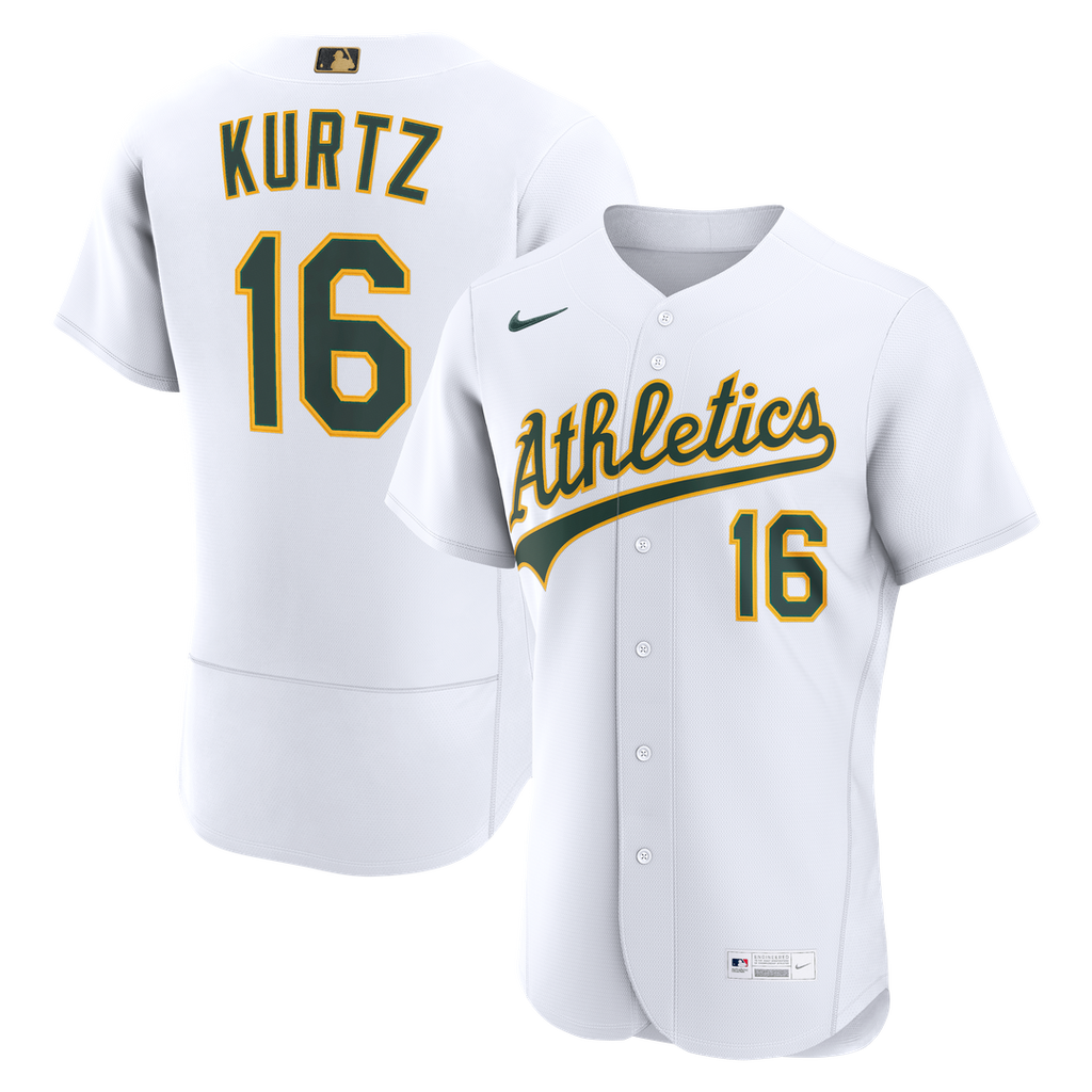 Athletics Nick Kurtz Nike MLB Awards Authentic Jersey - White