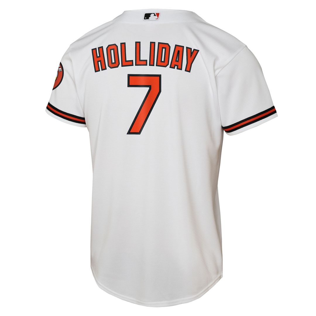 Baltimore Orioles Jackson Holliday Nike Youth Home Stadium Player Jersey - White