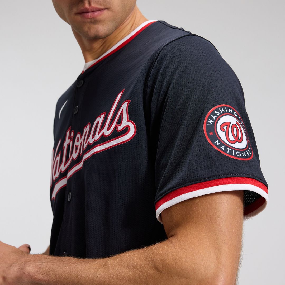 Washington Nationals James Wood Nike Alternate Limited Player Jersey - Navy