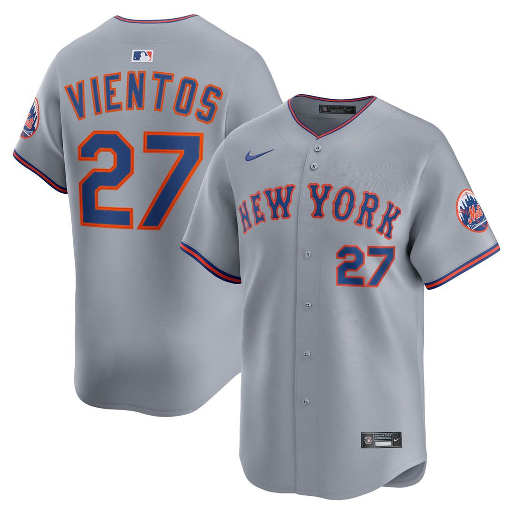 New York Mets Mark Vientos Nike All - Star Limited Jersey - Gray