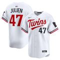 Minnesota Twins Edouard Julien Nike Home Limited Player Jersey - White
