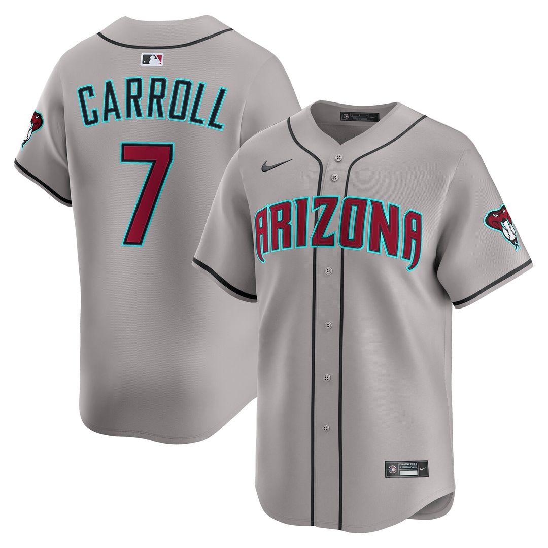Arizona Diamondbacks Corbin Carroll Nike Road Limited Player Jersey - Gray
