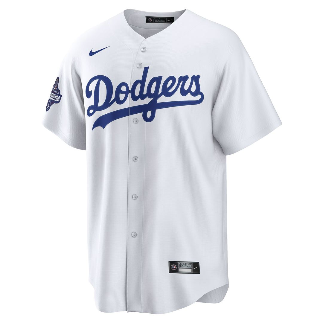 Los Angeles Dodgers Yoshinobu Yamamoto Nike 2025 World Series Champions Home Replica Jersey - White