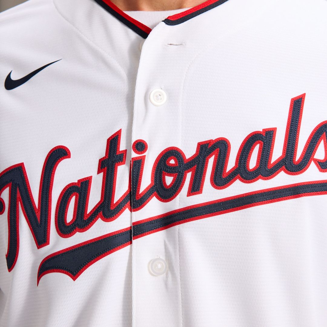 Washington Nationals CJ Abrams Nike Home Replica Jersey - White