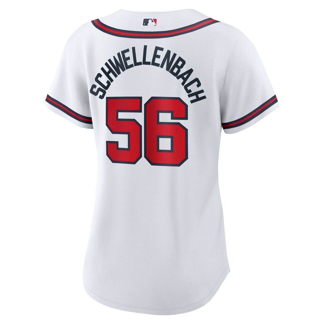 Atlanta Braves Spencer Schwellenbach Nike Women's Home Replica Jersey - White
