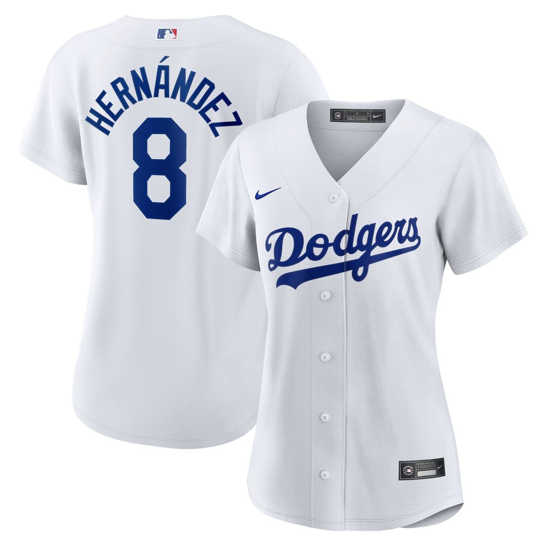 Los Angeles Dodgers Enrique Hernández Nike Women's Home Replica Jersey - White
