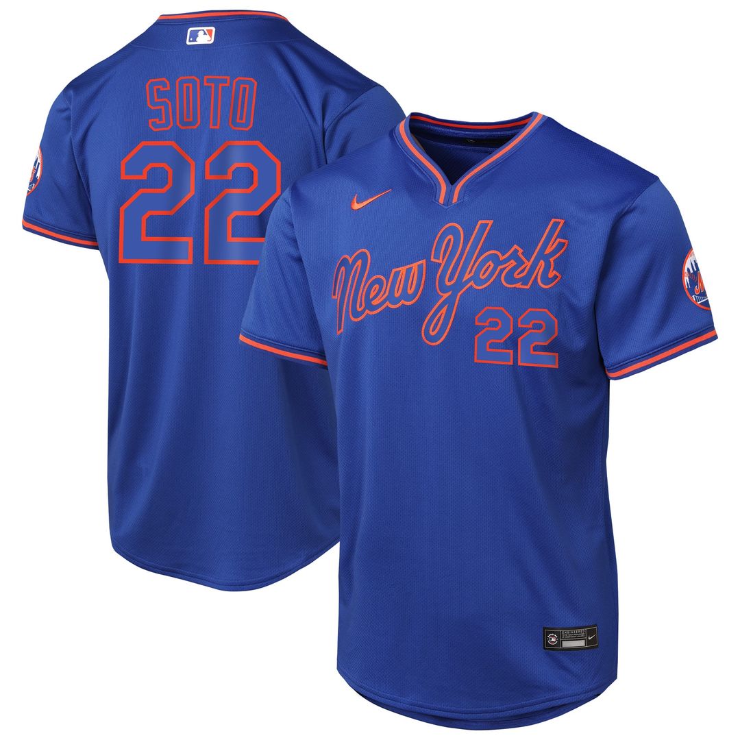 New York Mets Juan Soto Nike Youth Home Limited Player Jersey - White