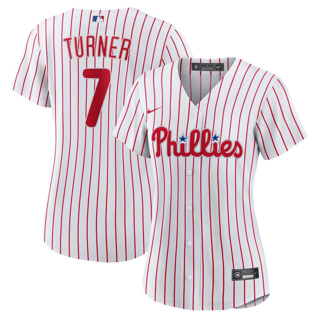 Philadelphia Phillies Trea Turner Nike Women's Home Replica Player Jersey - White
