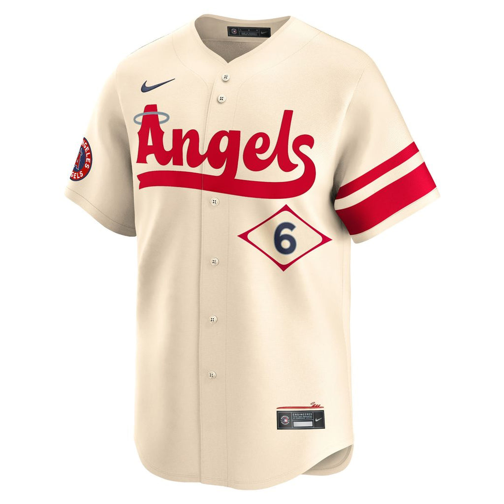 Los Angeles Angels Anthony Rendon Nike City Connect Limited Player Jersey - Cream