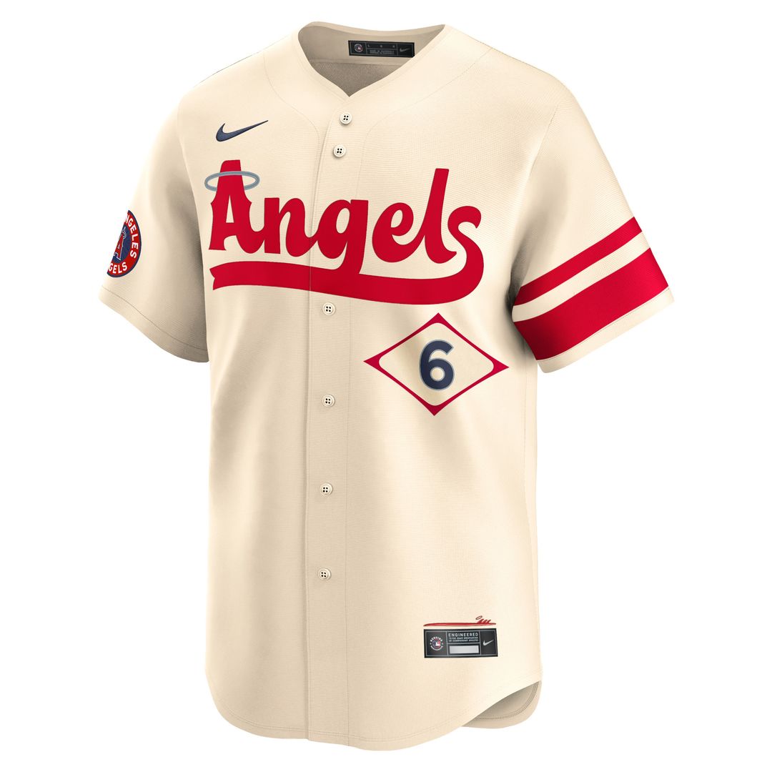Los Angeles Angels Anthony Rendon Nike City Connect Limited Player Jersey - Cream