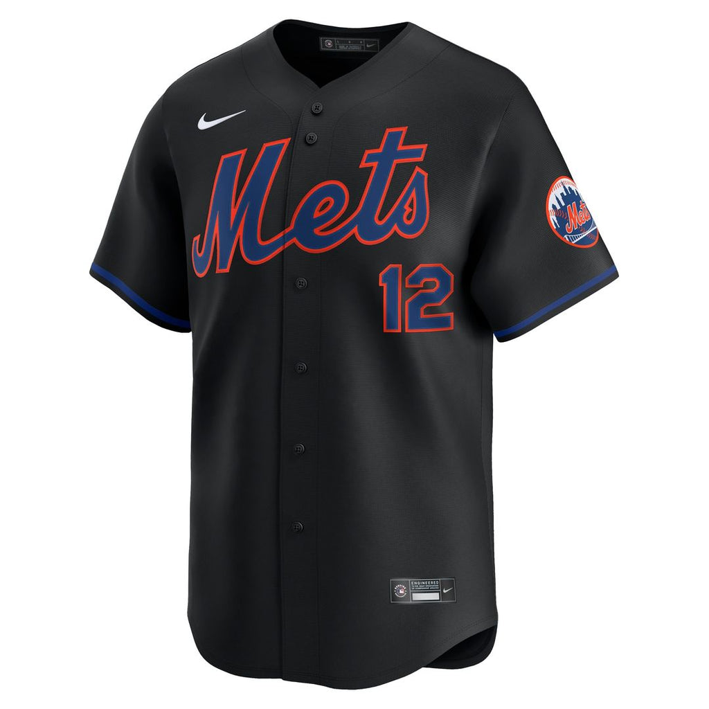 New York Mets Francisco Lindor Nike Home Limited Jersey - White