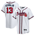 Atlanta Braves Ronald Acuna Jr. Nike Home Replica Player Name Jersey - White