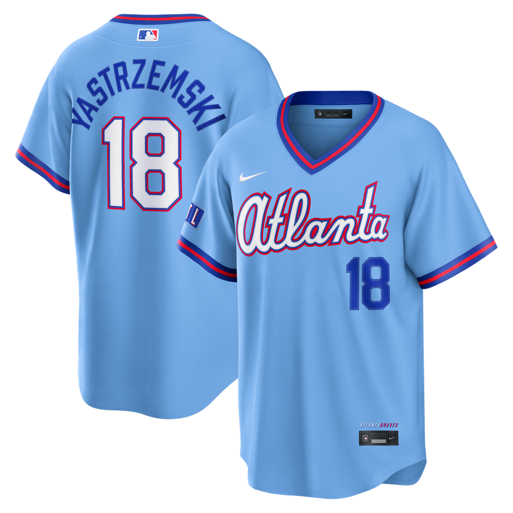 Atlanta Braves Mike Yastrzemski Nike 2026 City Connect Stadium Jersey - Powder Blue