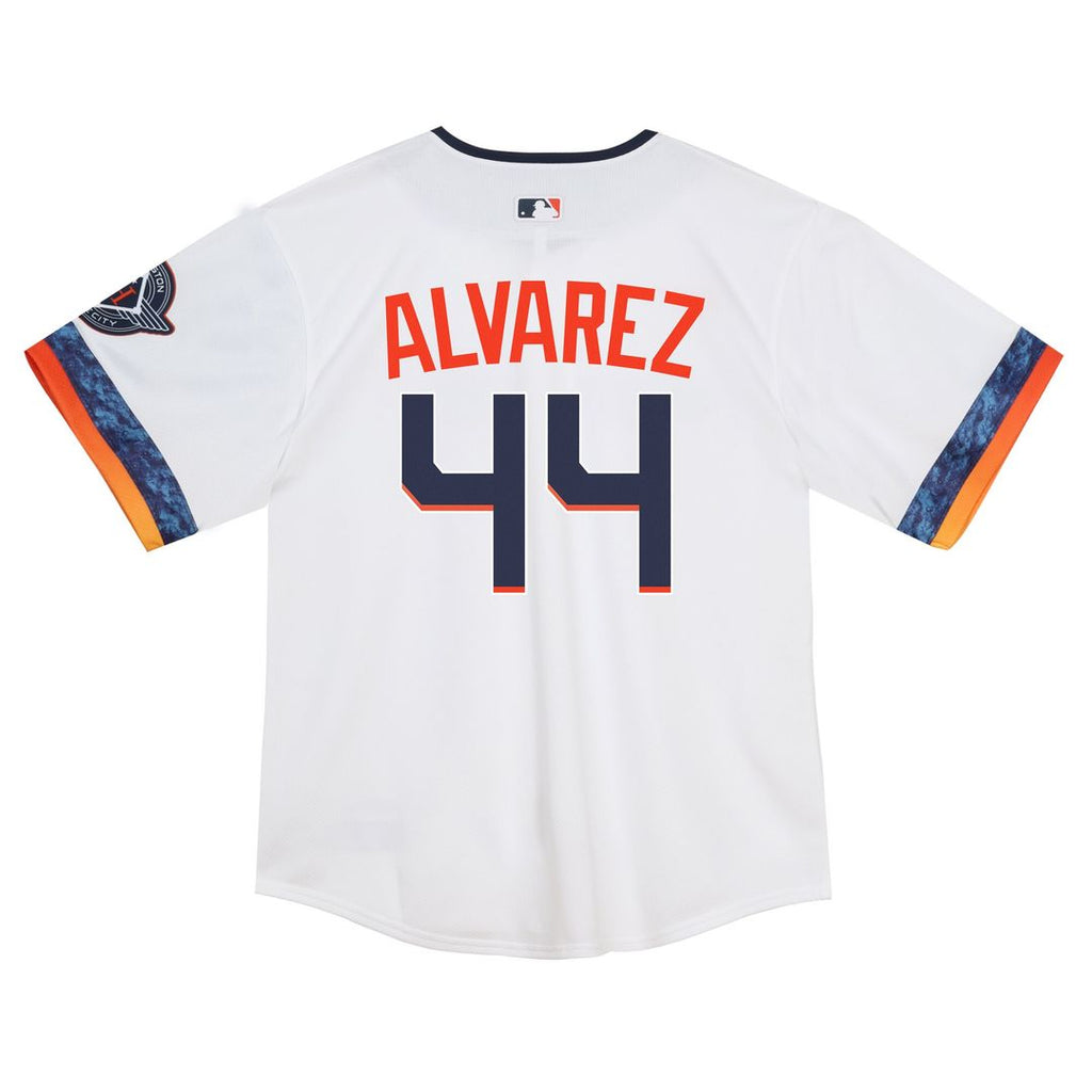 Houston Astros Yordan Alvarez Toddler City Connect 2025 Limited Jersey - White