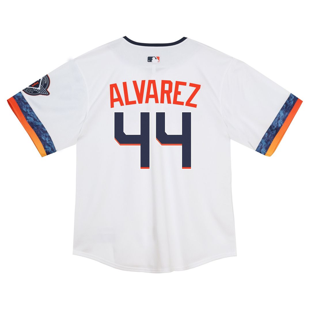 Houston Astros Yordan Alvarez Toddler City Connect 2025 Limited Jersey - White