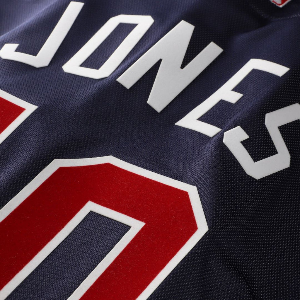 Atlanta Braves Chipper Jones Mitchell & Ness Authentic Batting Practice Jersey - Navy