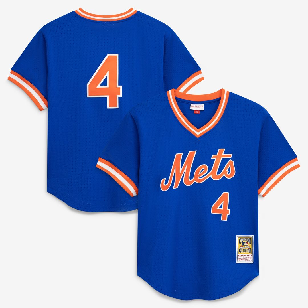 New York Mets Lenny Dykstra Mitchell & Ness Authentic Batting Practice Jersey - Royal