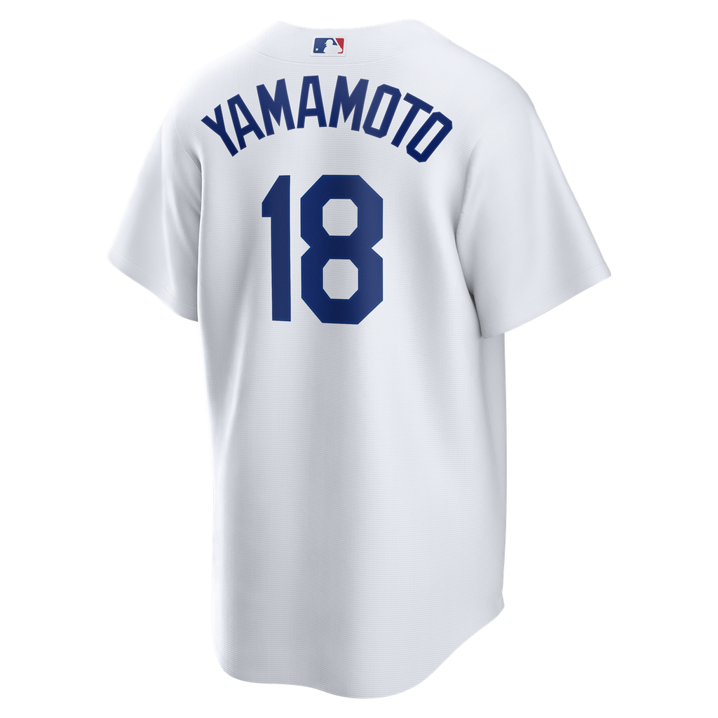 Los Angeles Dodgers Yoshinobu Yamamoto Nike Home Replica Jersey - White