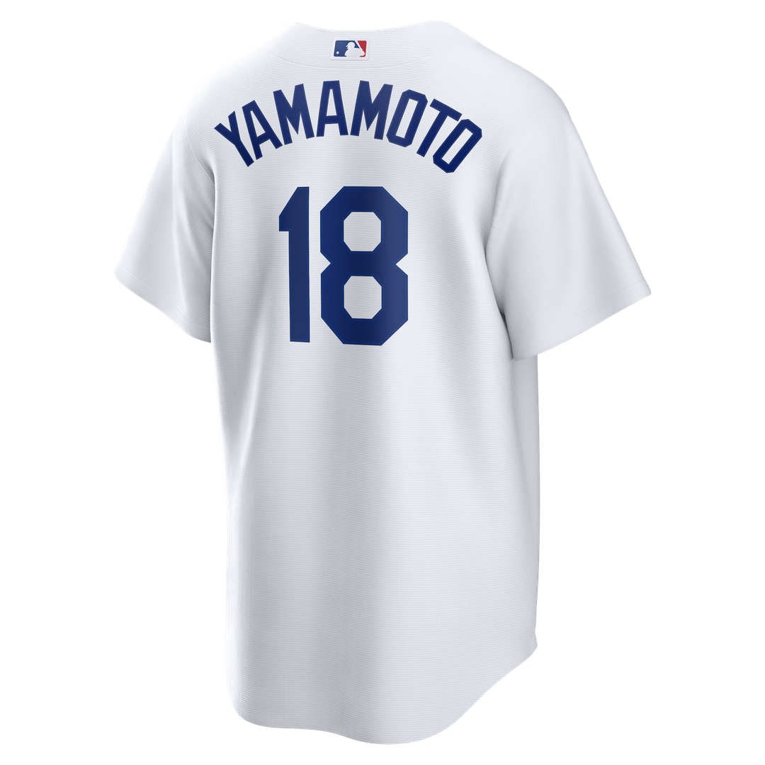 Los Angeles Dodgers Yoshinobu Yamamoto Nike Home Replica Jersey - White