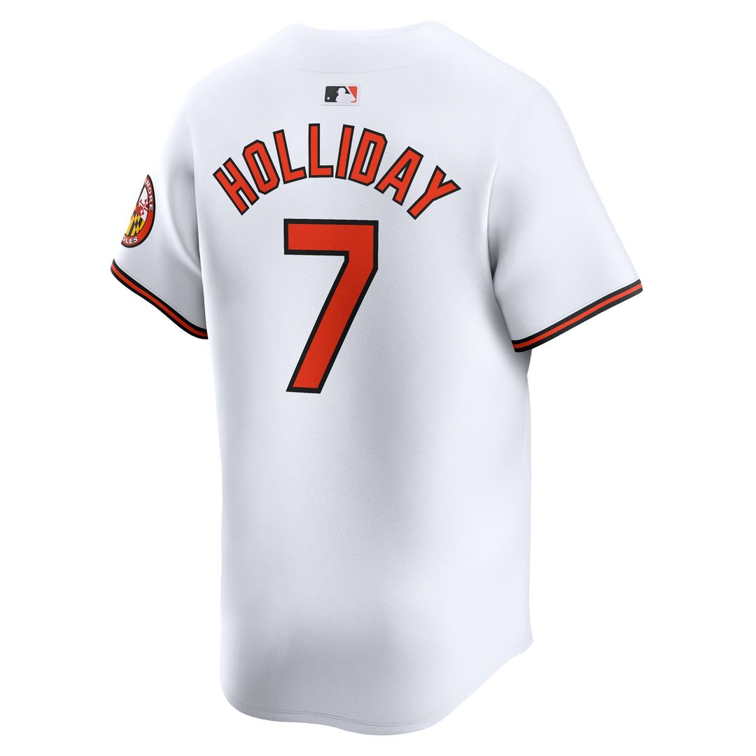 Baltimore Orioles Jackson Holliday Nike Home Limited Player Jersey - White