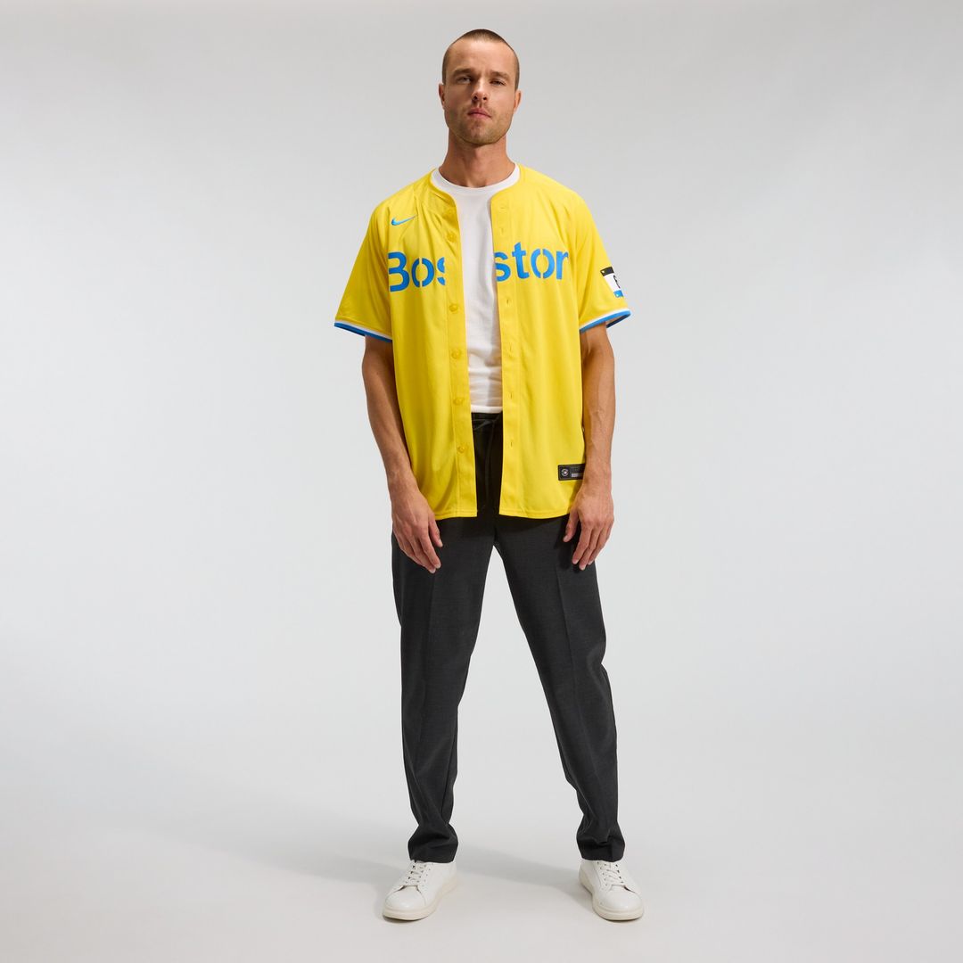 Boston Red Sox Nike City Connect Limited Jersey - Gold