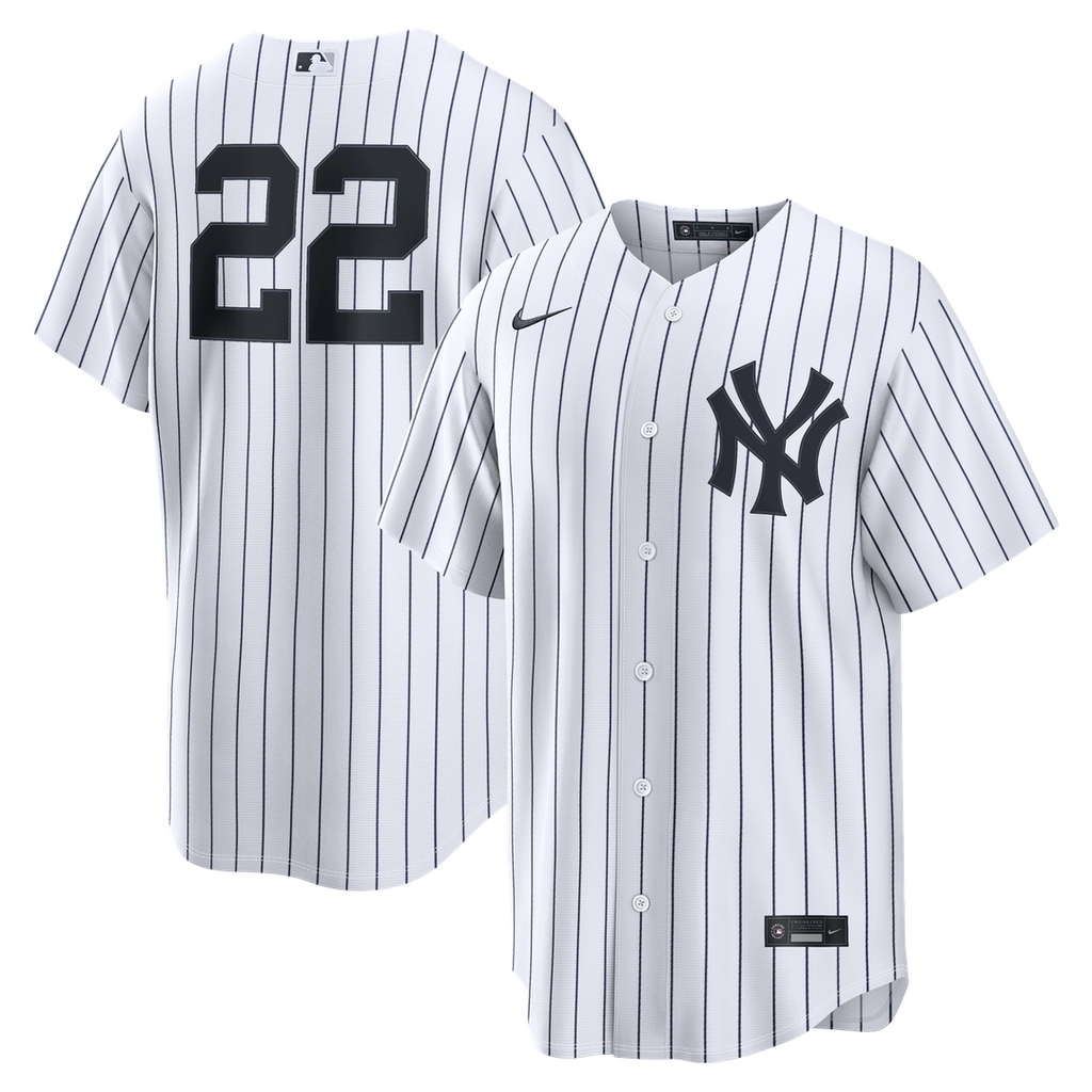 New York Yankees Ben Rice Nike Home Replica Jersey - White