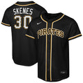 Pittsburgh Pirates Paul Skenes Nike Youth Fashion Replica Player Jersey - Black