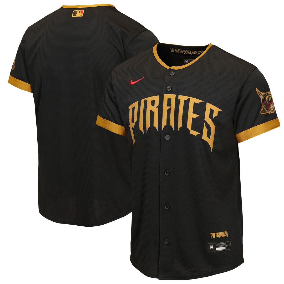 Pittsburgh Pirates Nike Youth 2026 City Connect Stadium Jersey - Black