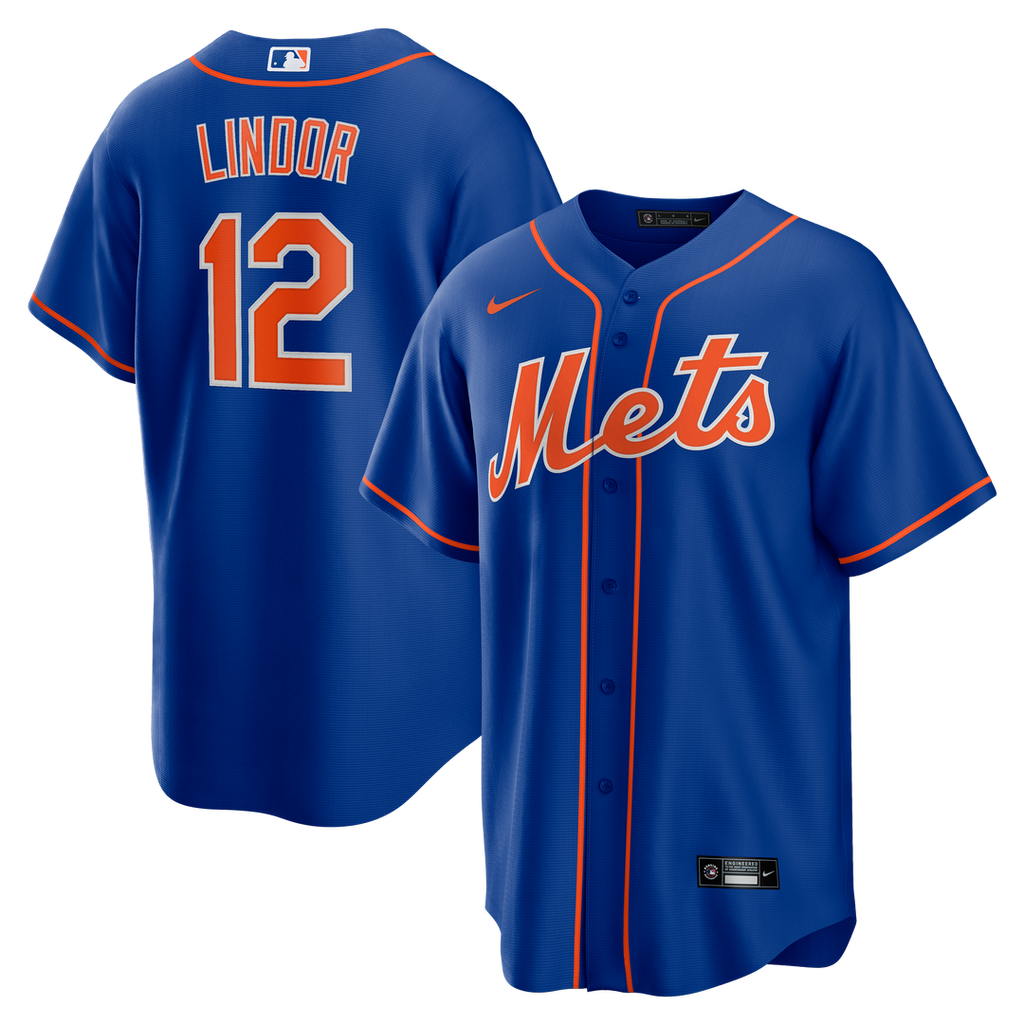 New York Mets Francisco Lindor Nike Alternate Replica Player Jersey - Royal