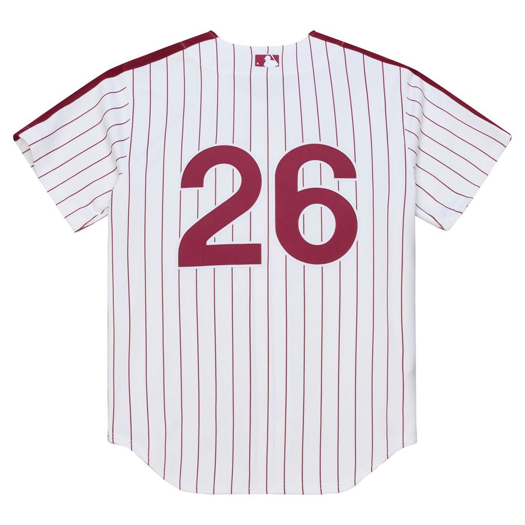 Philadelphia Phillies Chase Utley Mitchell & Ness 2003 Cooperstown Authentic Jersey - White