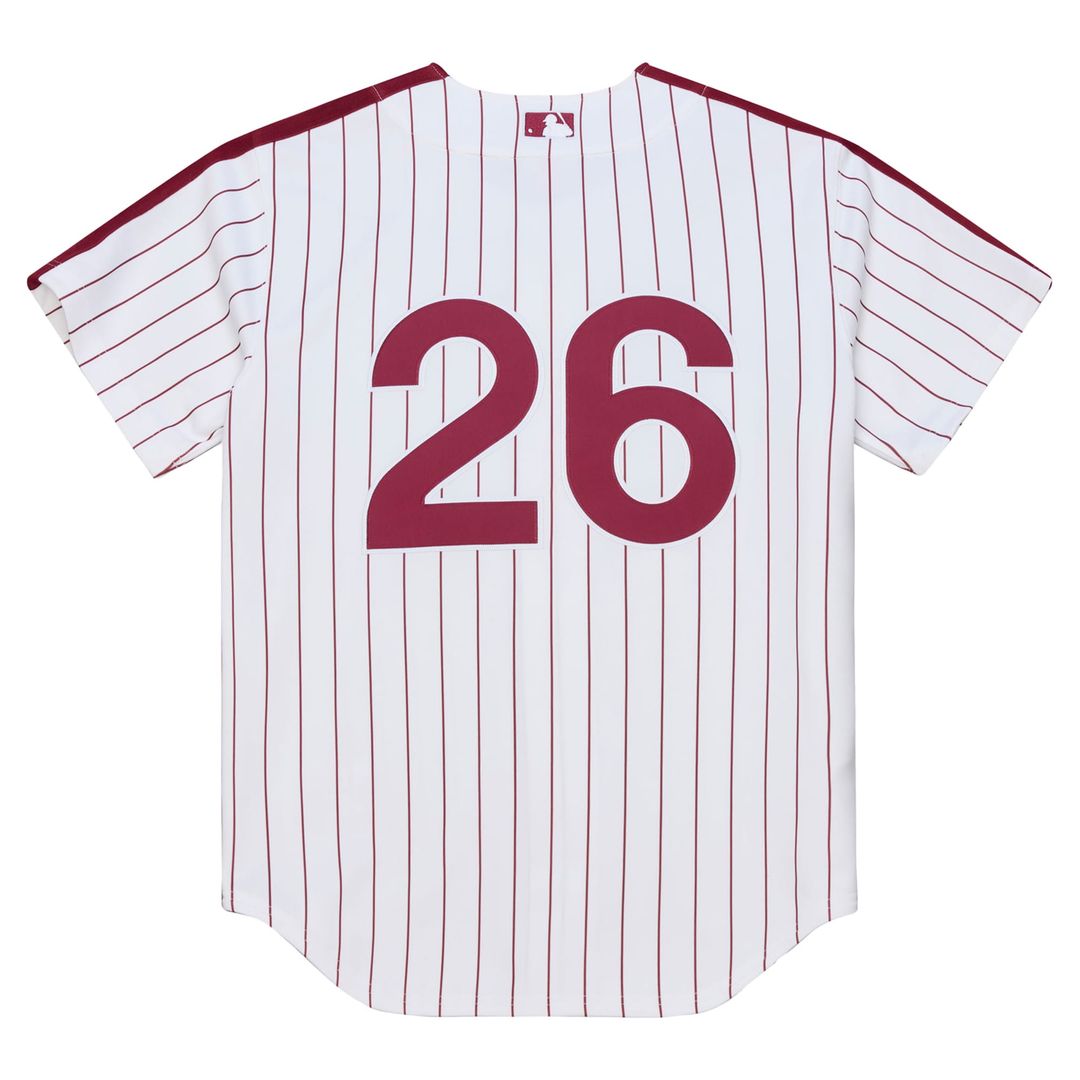 Philadelphia Phillies Chase Utley Mitchell & Ness 2003 Cooperstown Authentic Jersey - White