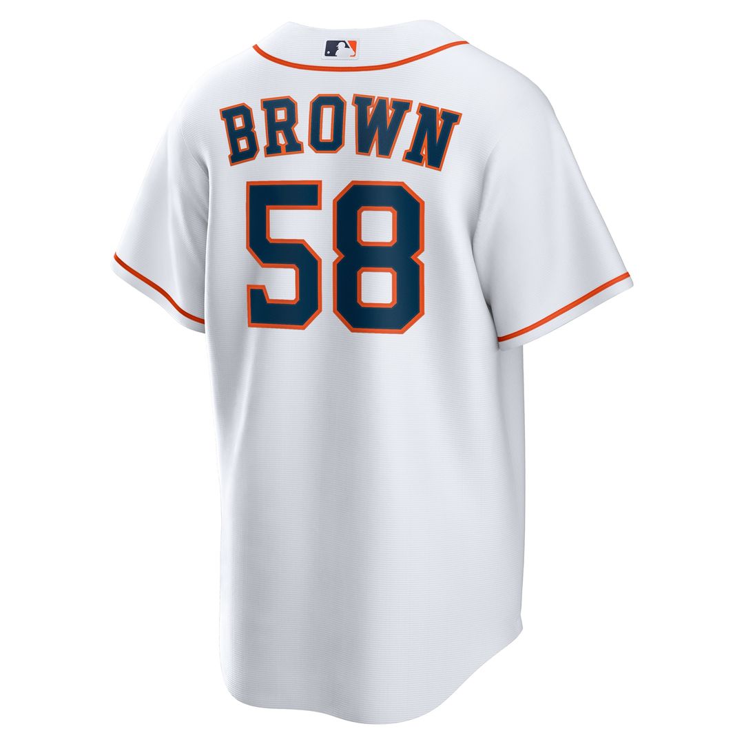 Houston Astros Hunter Brown Nike Home Replica Jersey - White