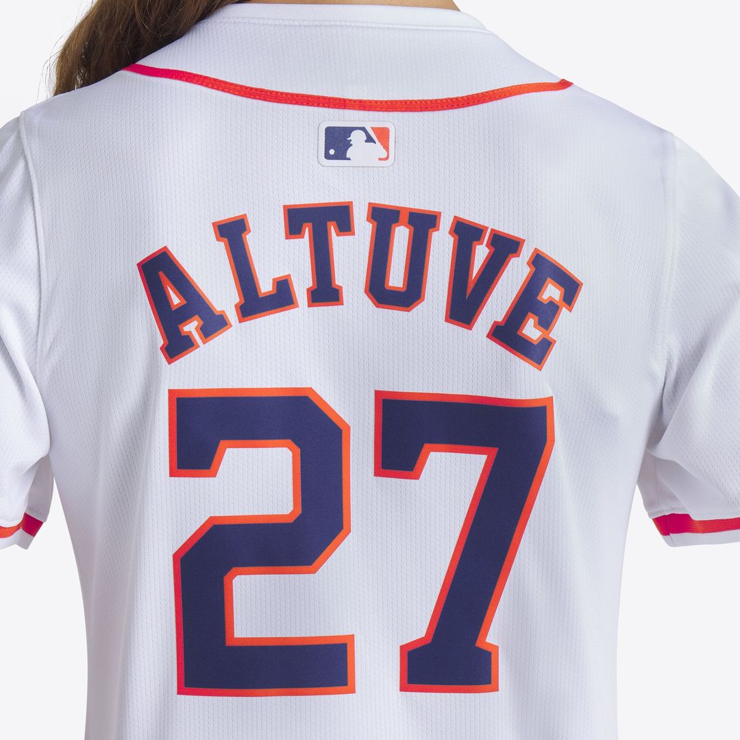 Houston Astros Jose Altuve Nike Women's Home Limited Player Jersey - White
